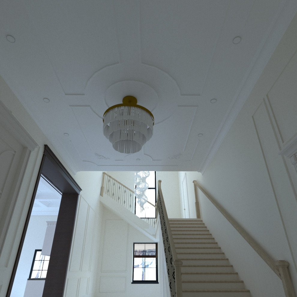 Интерьер с элементами классики