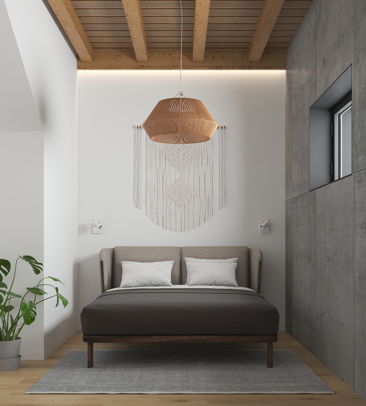 Дизайн-проект интерьера загородного дома (из бруса)