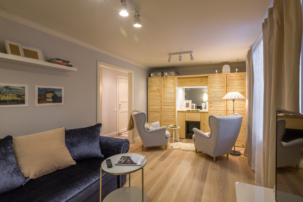 Трехкомнатная квартира в скандинавском стиле.