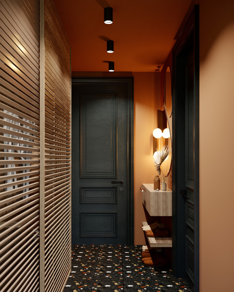 Обложка проекта: Прихожая, вдохновлённая Тосканским теплом