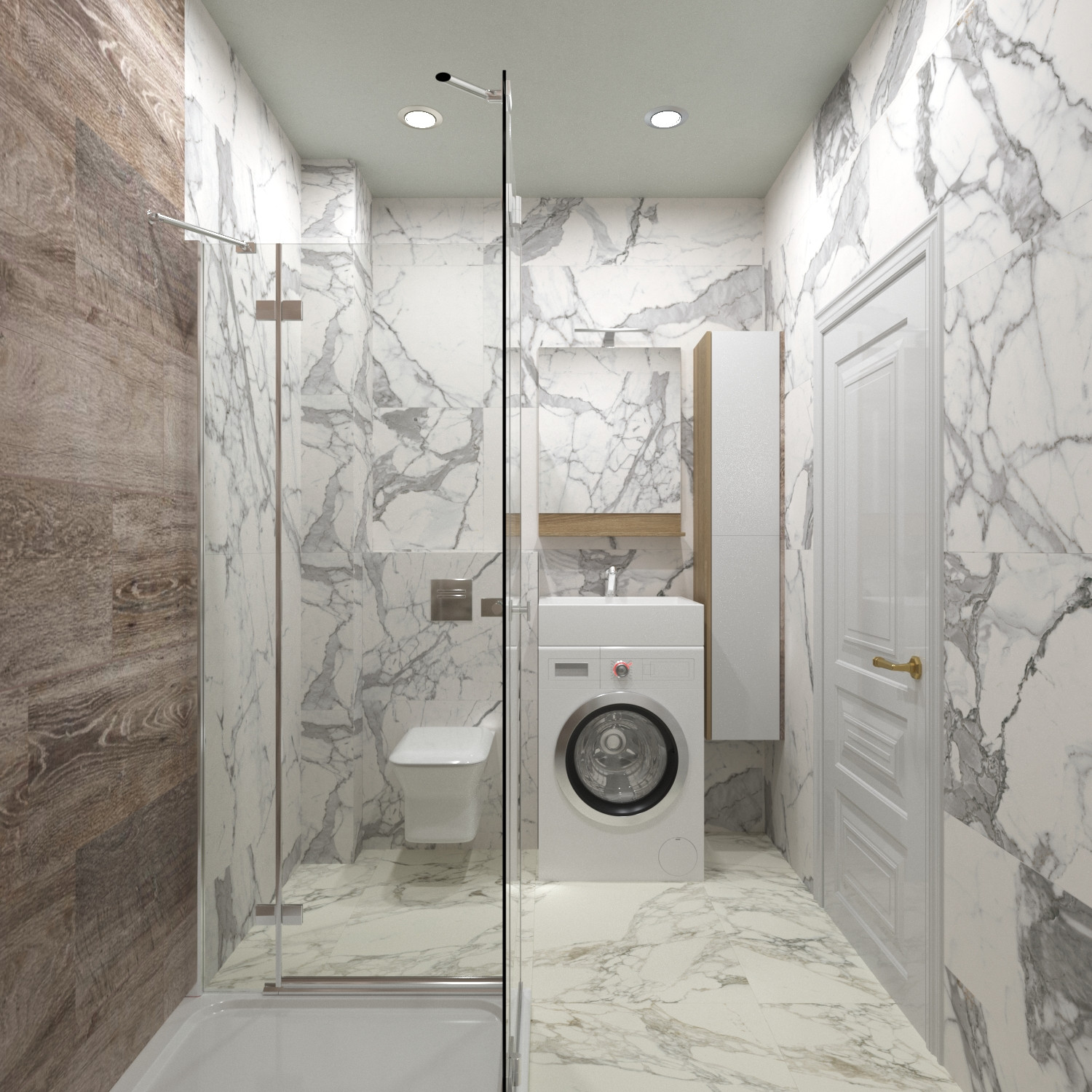 Ванные комнаты.