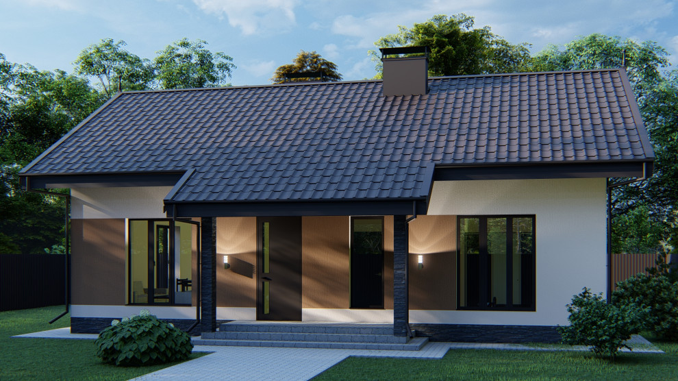 Одноэтажный жилой дом