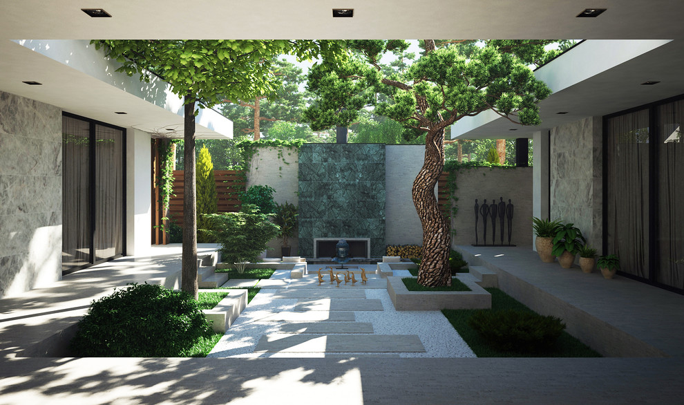 Проект дома с внутренним двором