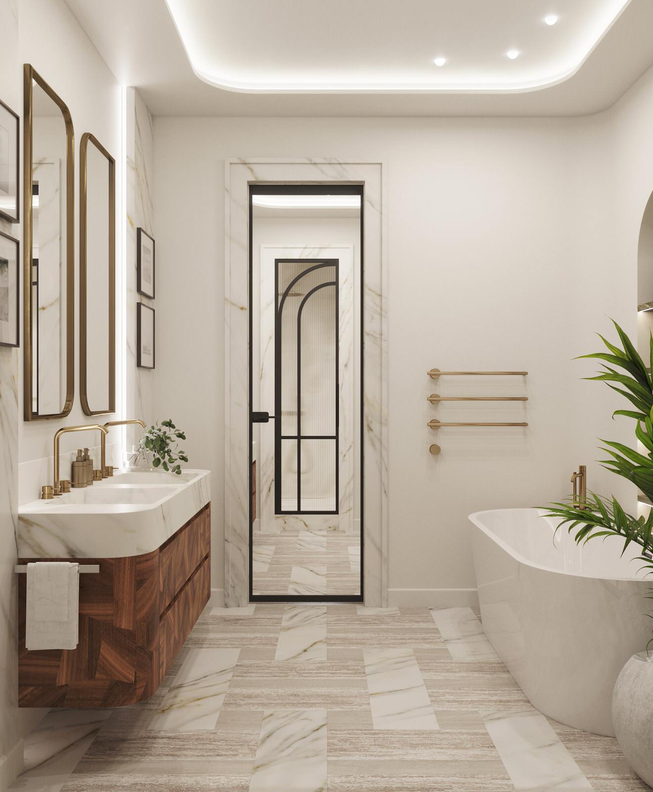 Дизайн-проект квартиры 200м², ЖК Neva Haus