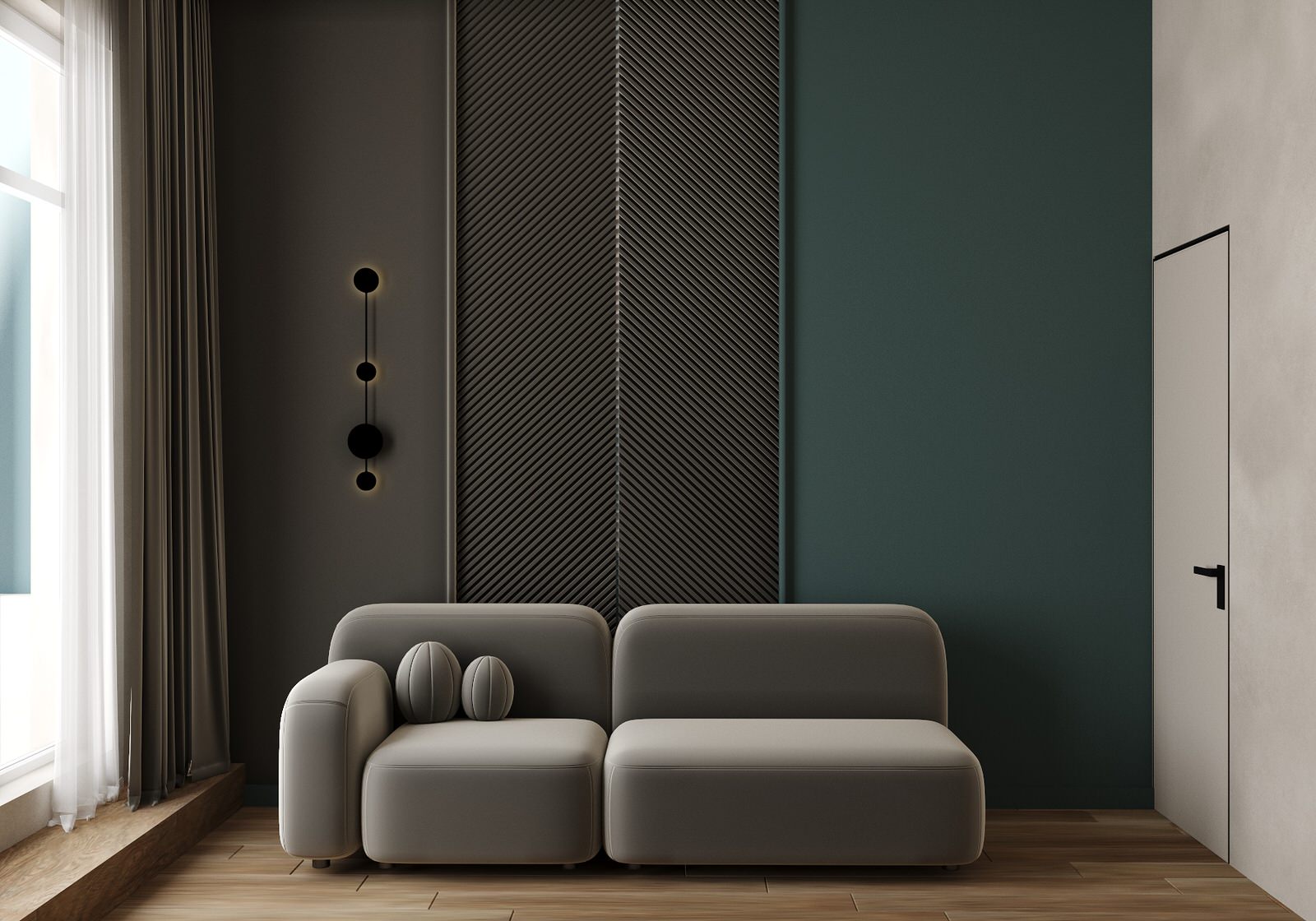 Двухуровневая квартира в Курске