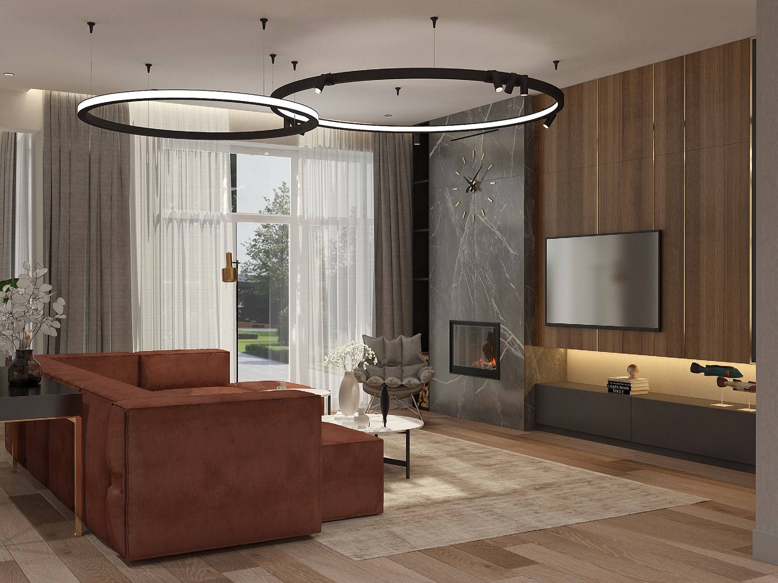 Интерьер загородного дома