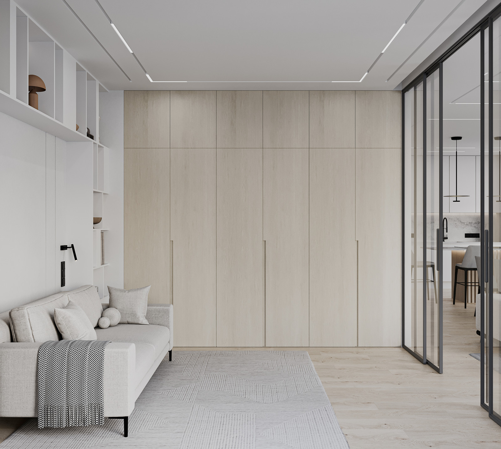 Проект оформления интерьера квартиры 90 кв.м