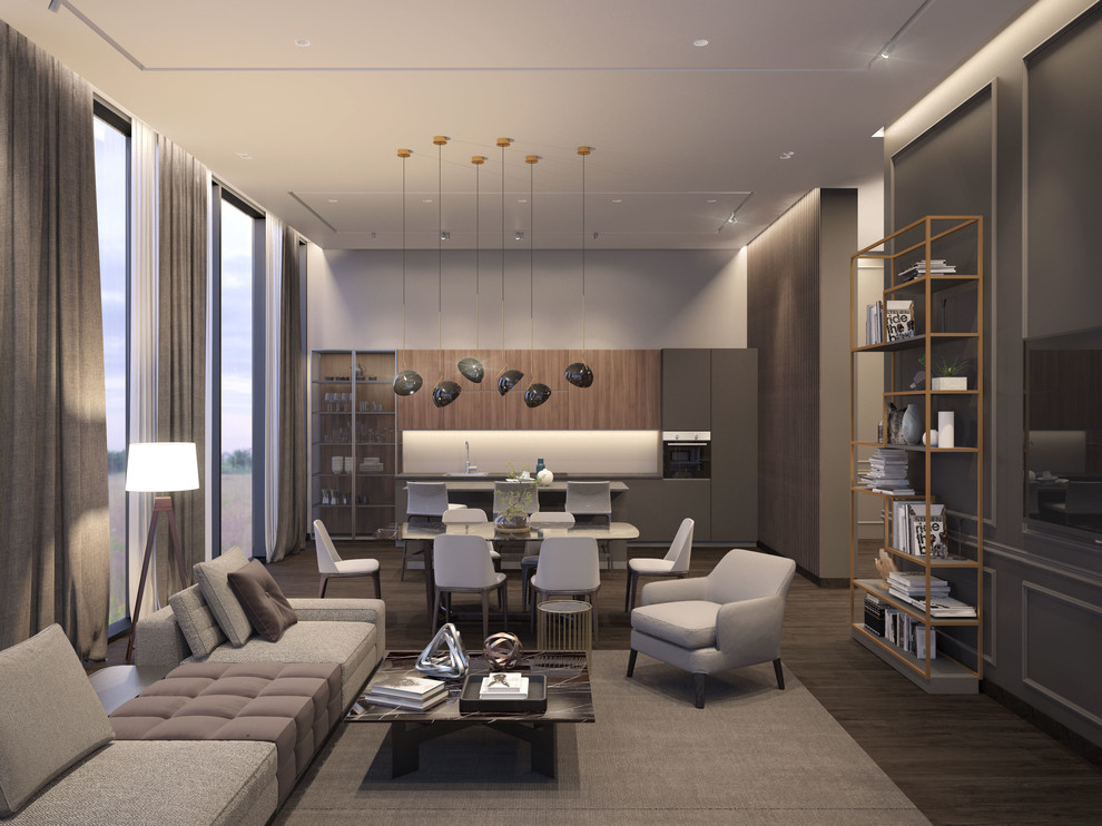 Интерьер квартиры в ЖК PRIME HOUSE 110 м^2