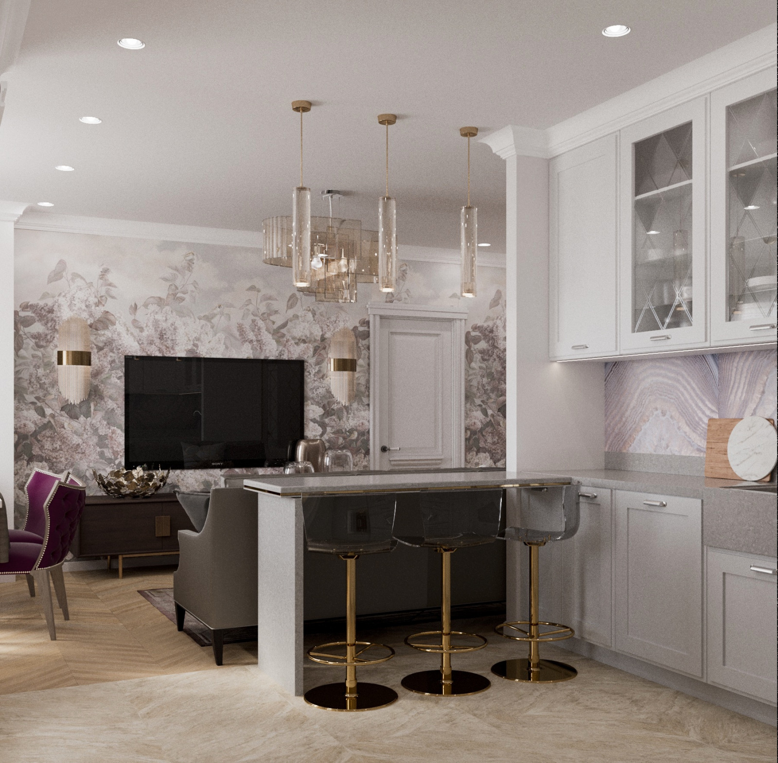 Обложка проекта: Квартира в городе Москва