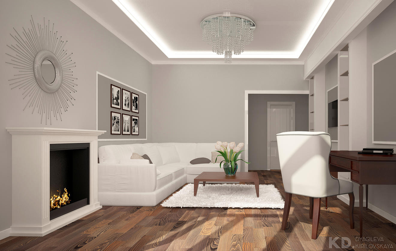 Классический стиль, 89 кв м