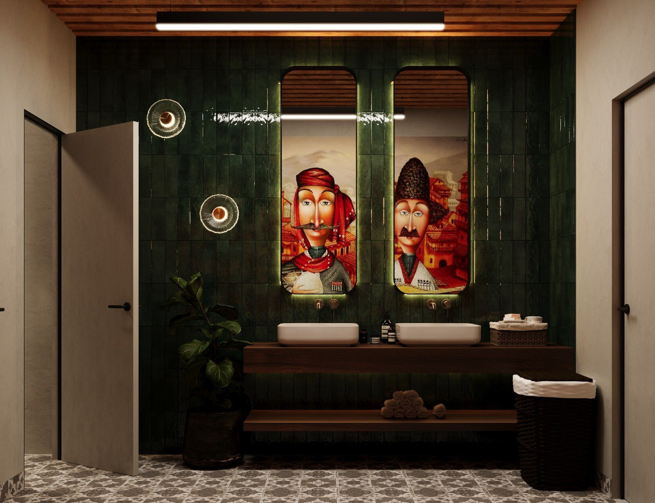 №12 Дизайн-проект ресторана "В Тбилиси" г. Новотроицк