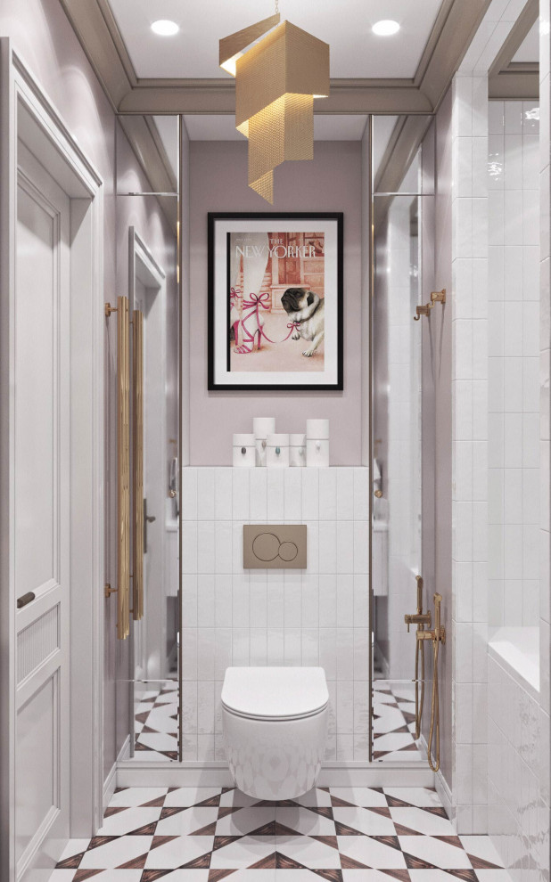 Обложка проекта: Дизайн интерьера квартиры-студии для современной модной девушки