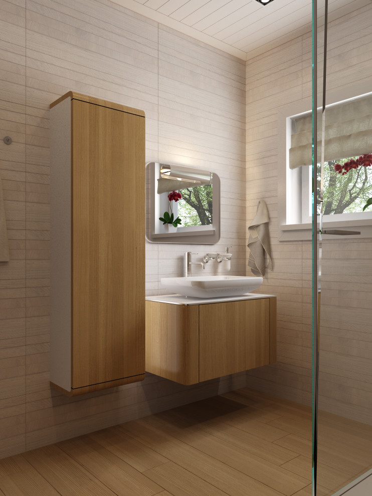 Загородный дом из клееного бруса