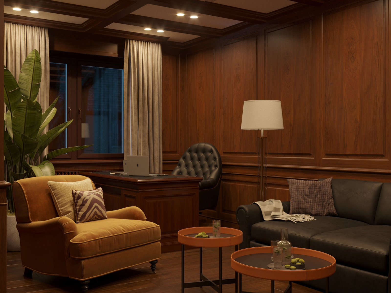 Кабинет в Английском стиле