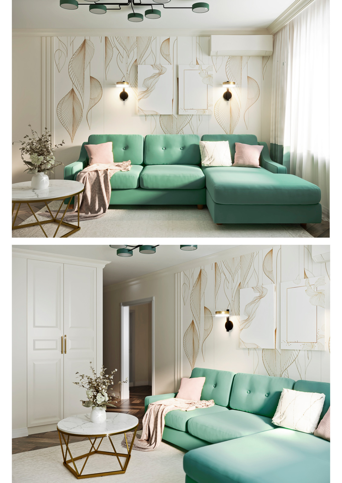 Визуализация 3-4омнатной квартиры в Люберцы