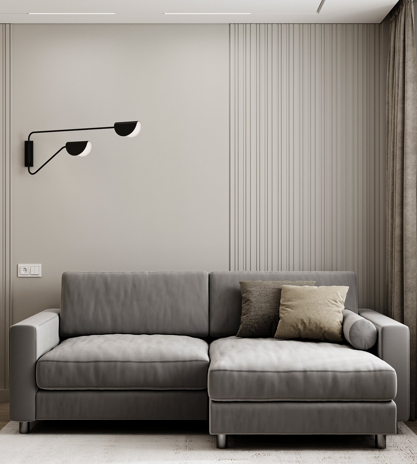 Интерьер квартиры в ЖК "Гармония"