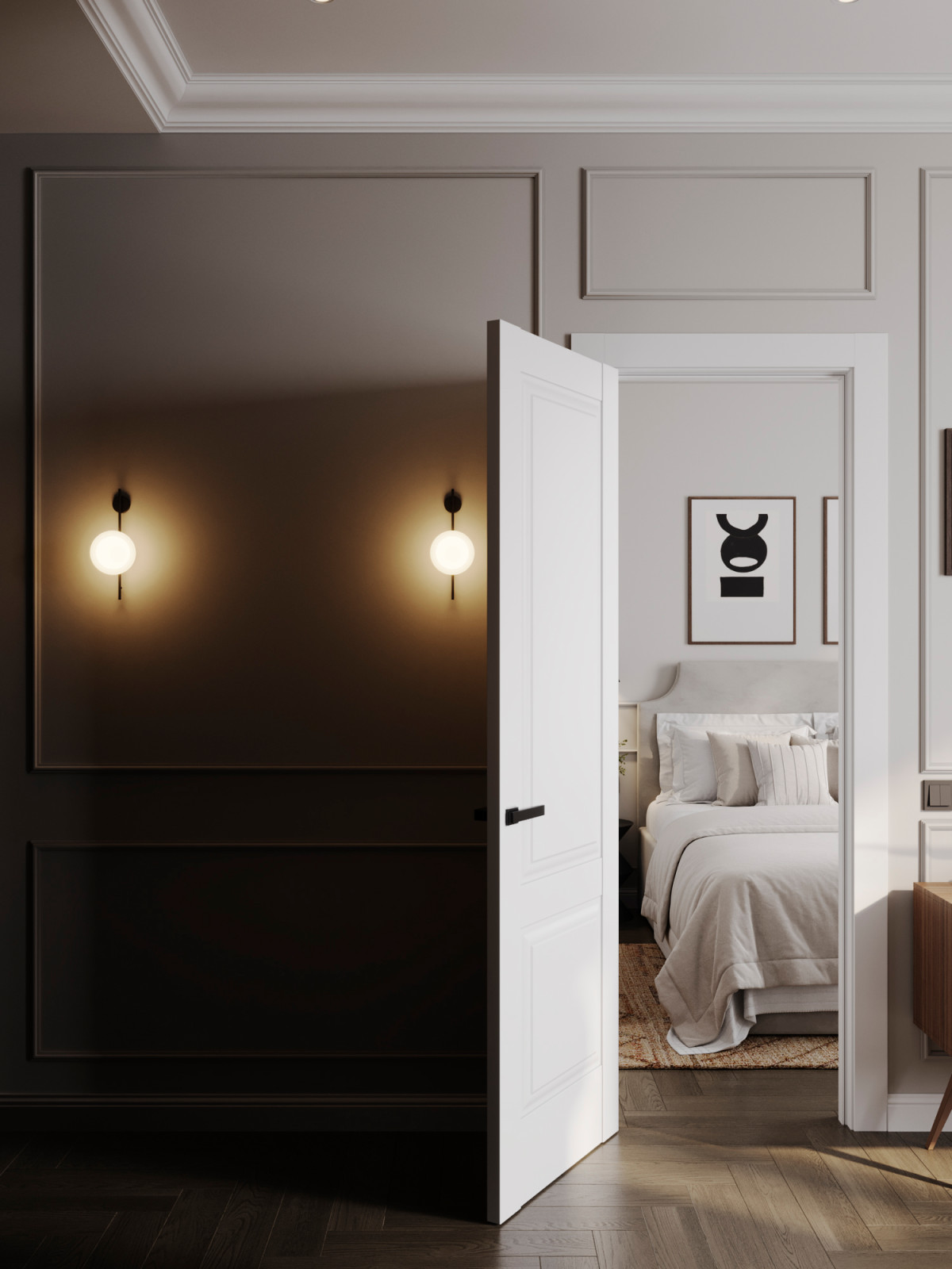 Уютный интерьер в ЖК Западный Порт