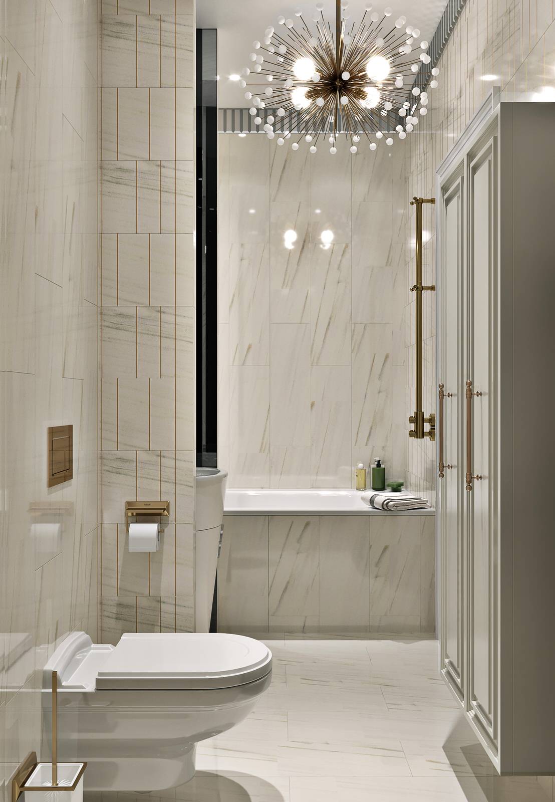 Апартаменты Пресня Сити. Французская неоклассика