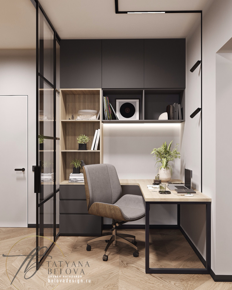 Современный стиль с элементами лофта, 80 м2