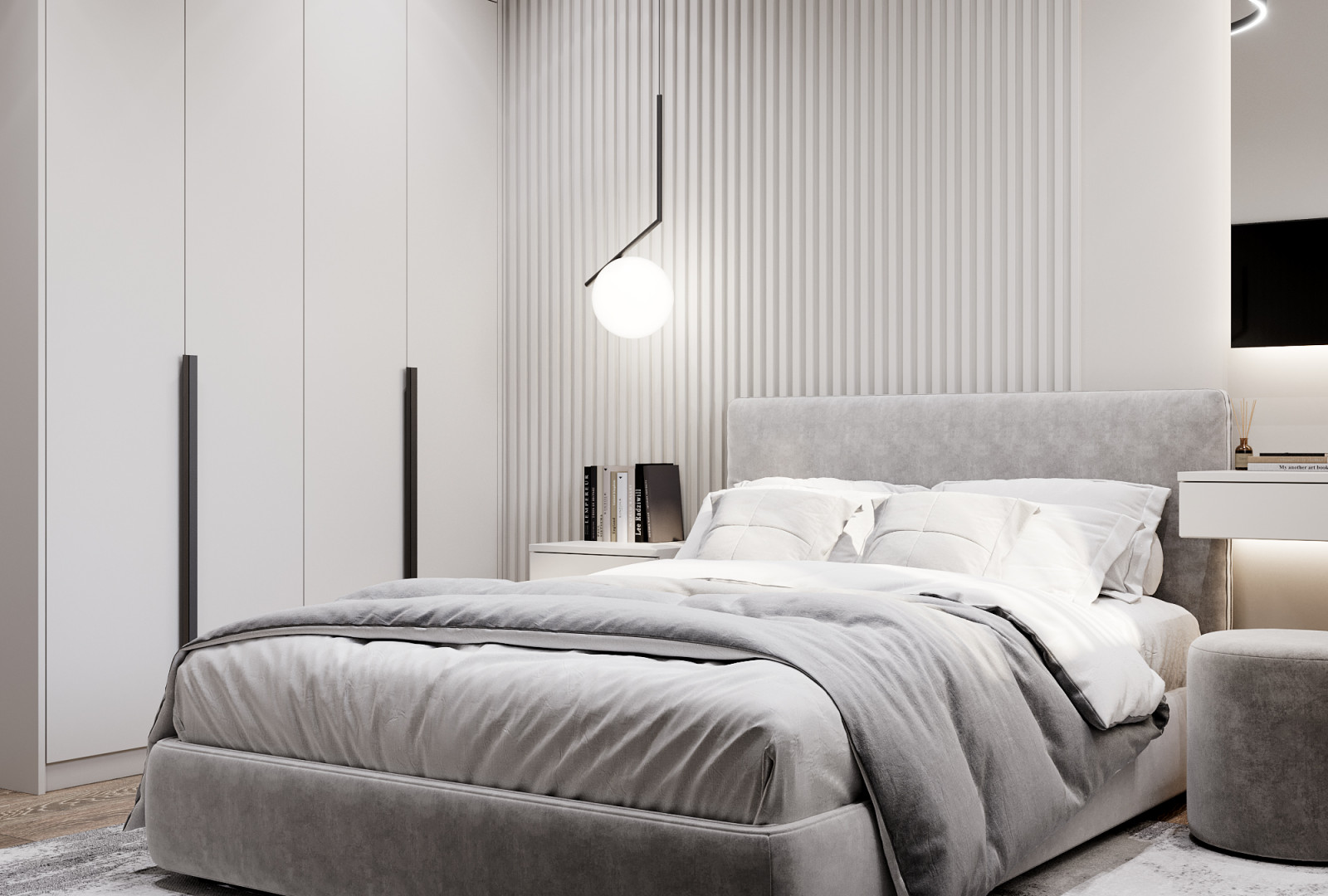 Дизайн гостевой спальни в светлых тонах