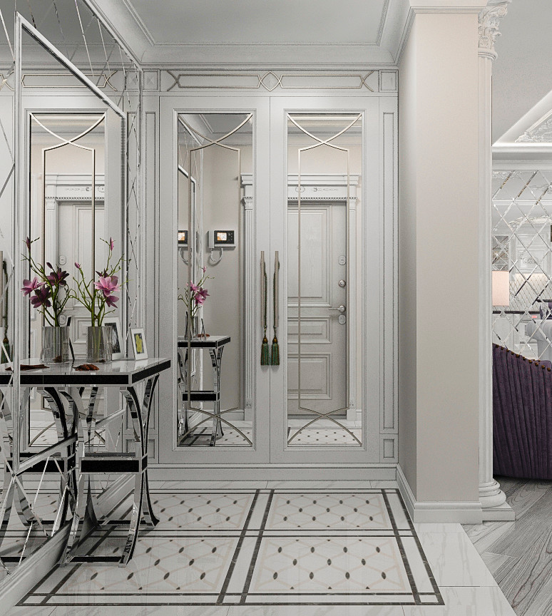 Визуализации кухни-гостиной. ЖК Изумрудный. (несколько вариантов).