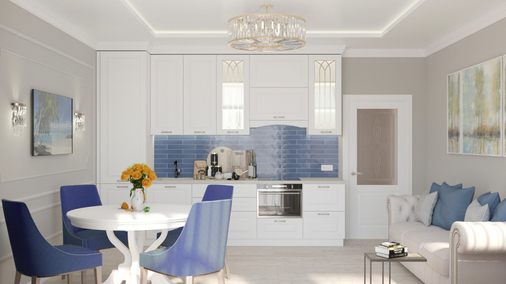 Обложка проекта: Трёхкомнатная квартира в Ж "Интеллект"