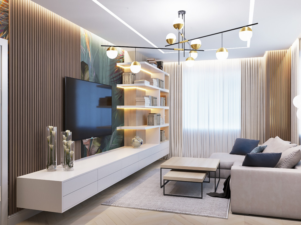 Дизайн проект 2х-комнатной квартиры в современном стиле