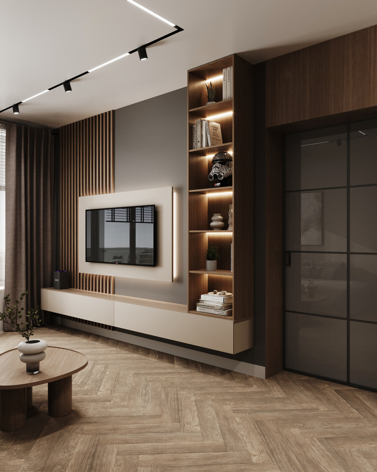 Дизайн-проект квартиры 51м² в ЖК Речной Порт