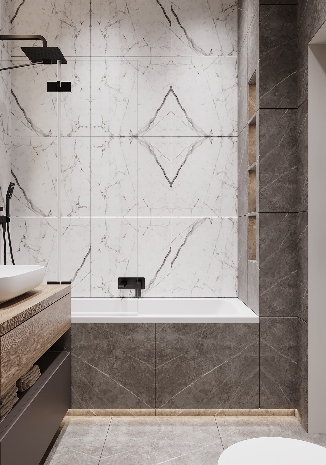 Дизайн санузла, ЖК Новоград