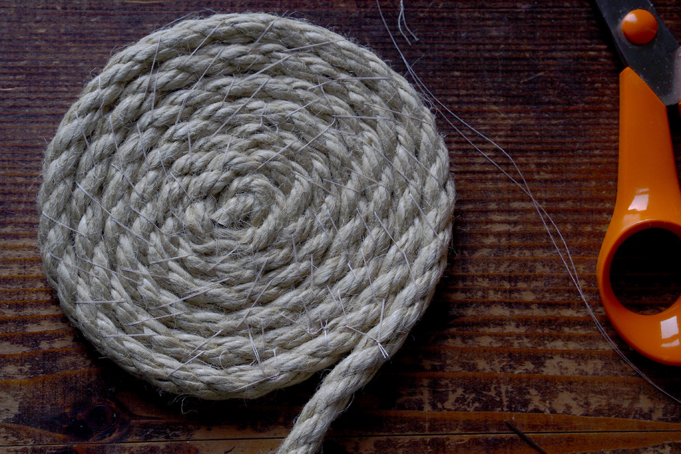 DIY: Как сделать подставку под горячее из сизаля своими руками