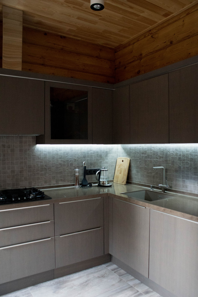 Частный дом из клееного бруса 500 кв.м.  д.Мостовское.