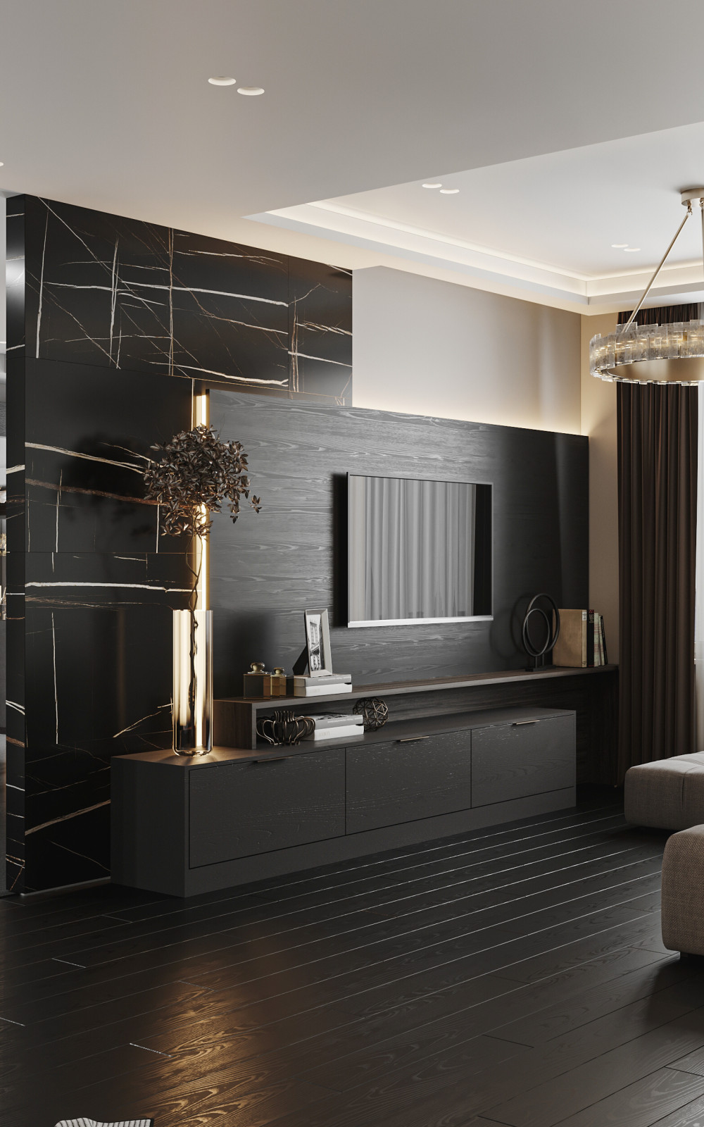 Зона гостиной