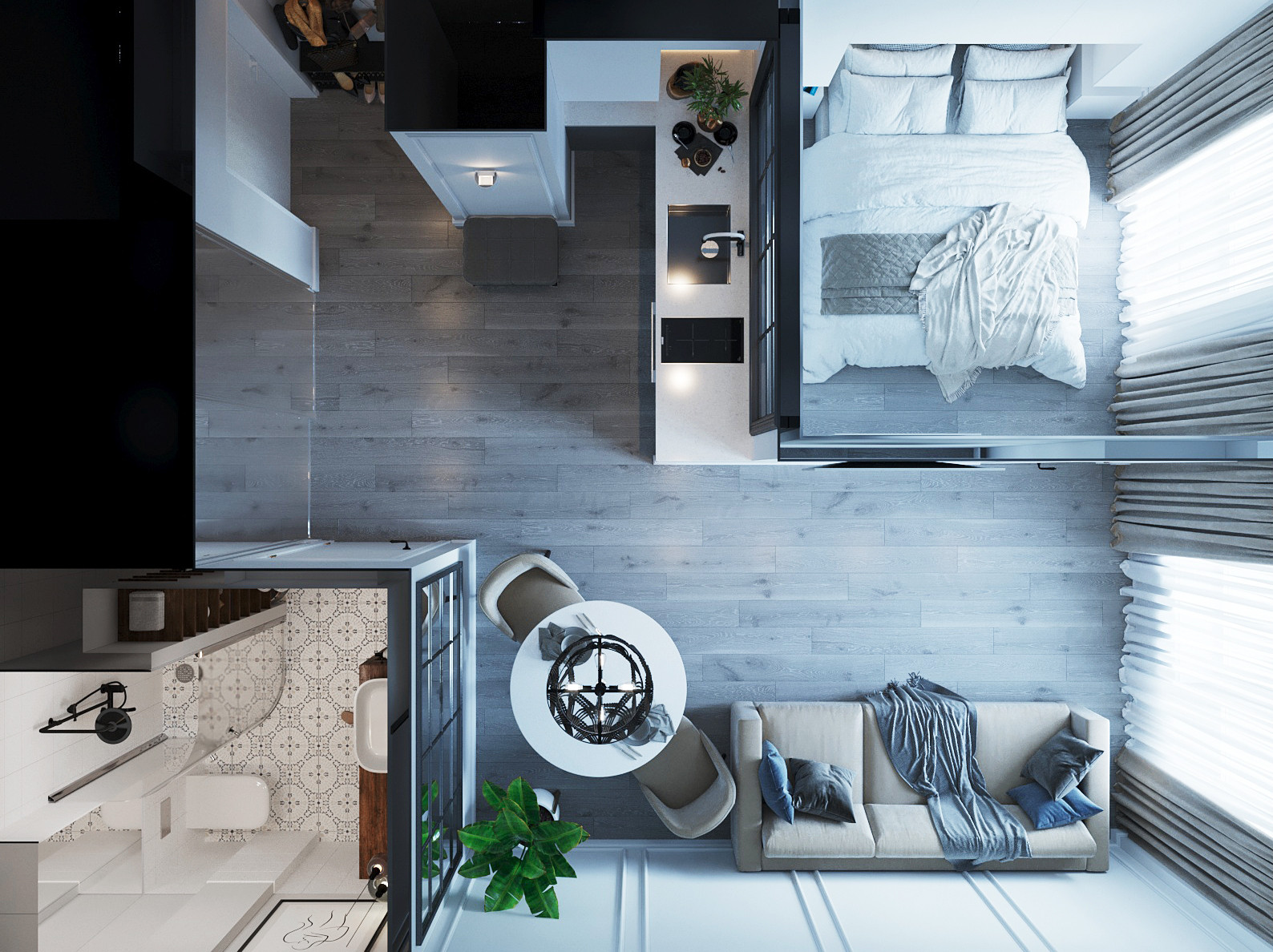 Квартира для Эльмиры 35 кв.м