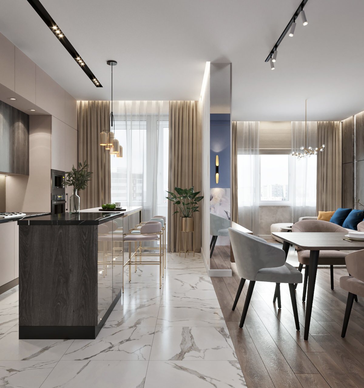 Обложка проекта: квартира в ЖК Легенда г. Казань