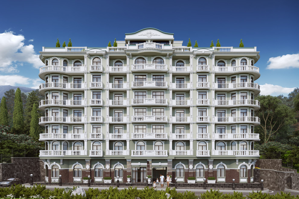 Обложка проекта: Фасад ЖК Бархатный Сезон