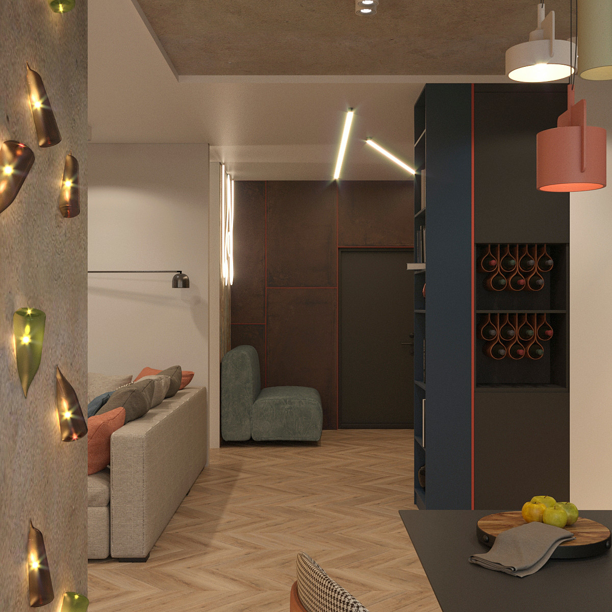 Современная квартира холостяка