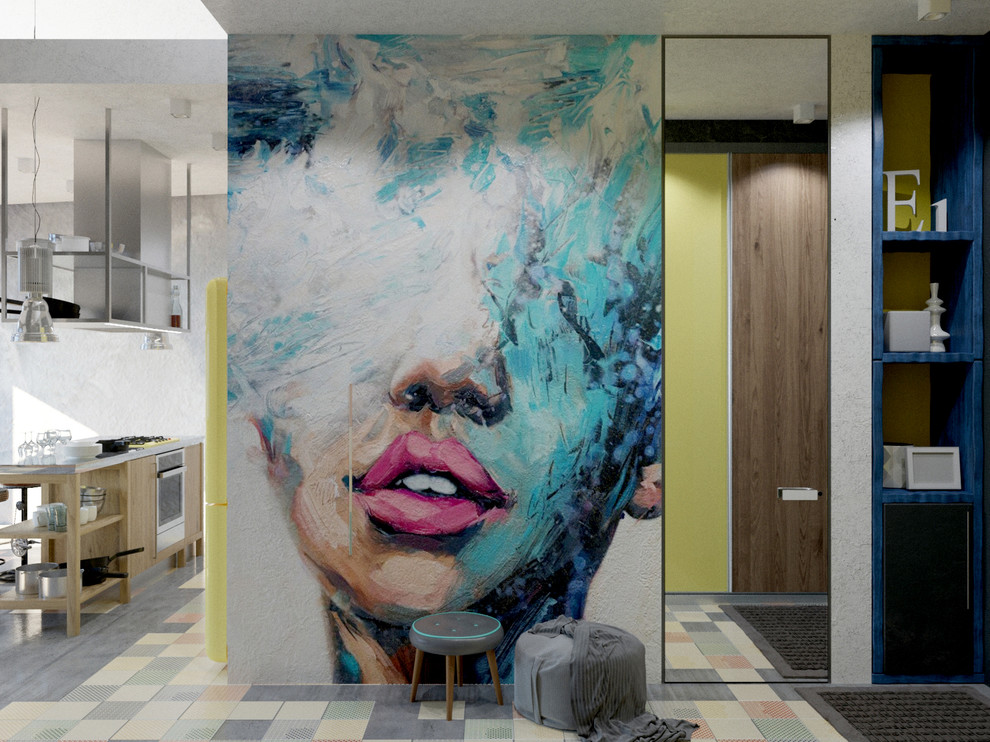 Брутальная двухуровневая квартира в Сочи