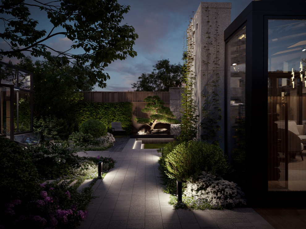 Городской современный сад