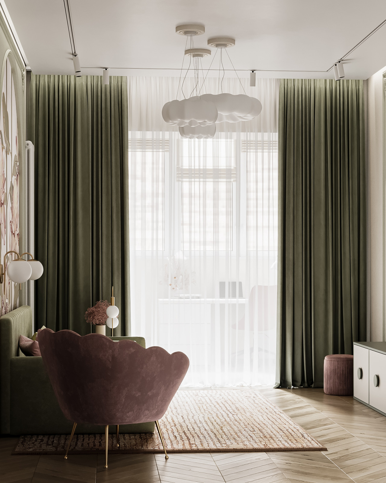 Дизайн интерьера квартиры в современном стиле на ул. Новаторов