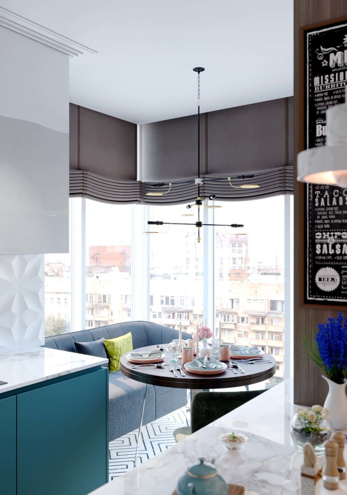 Модный интерьер двухкомнатной квартиры в духе современной Европы 75 метров