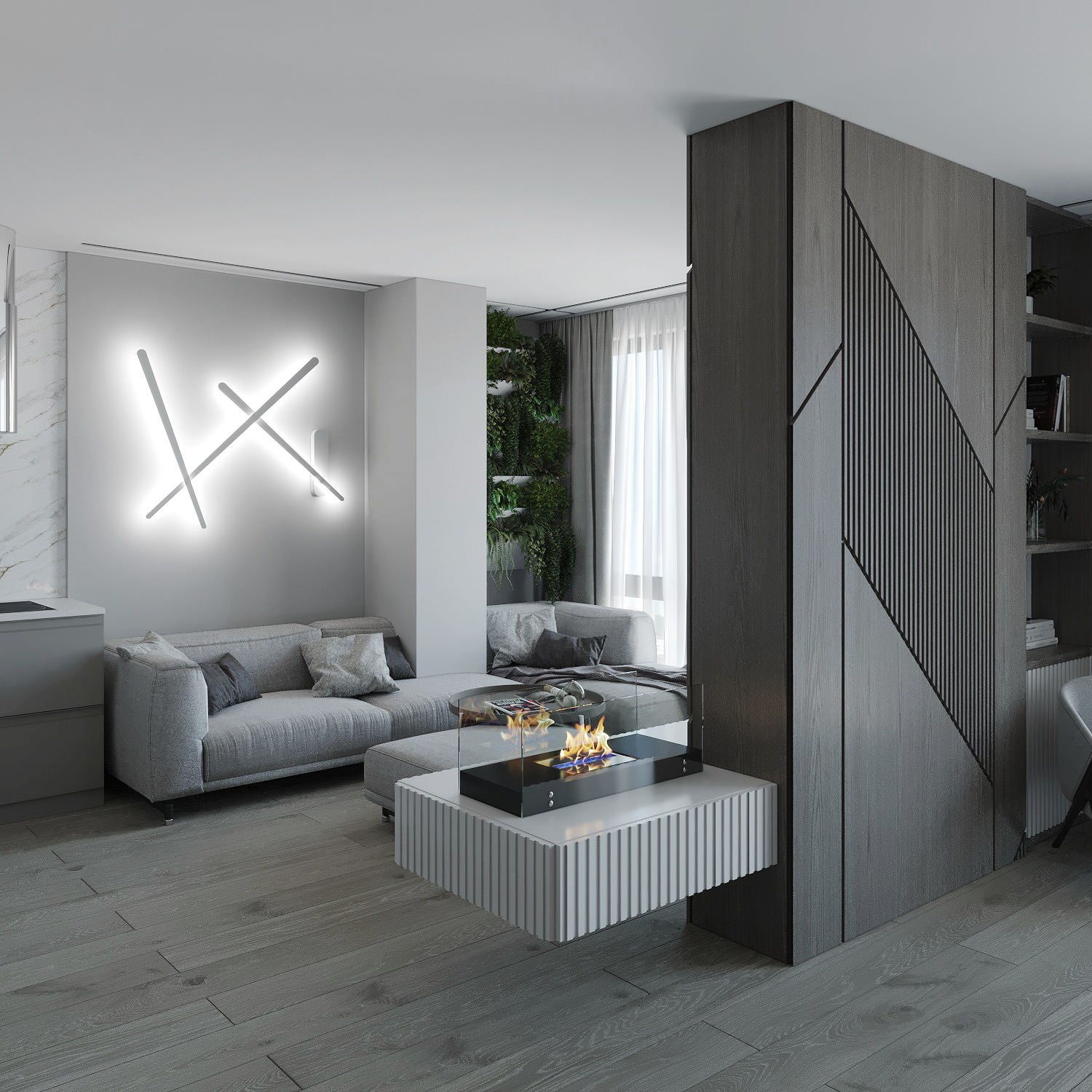 Интерьер в светлых тонах САМАРА