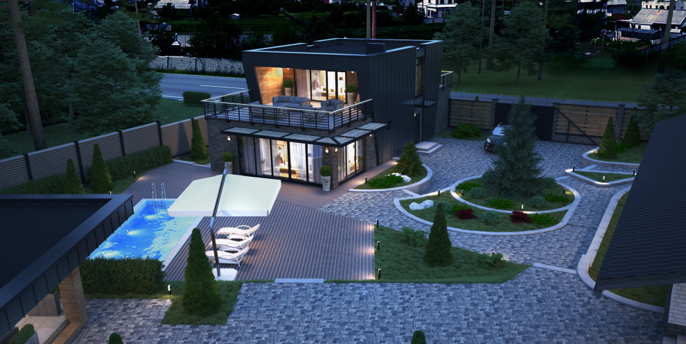 Дизайн проект благоустройства участка