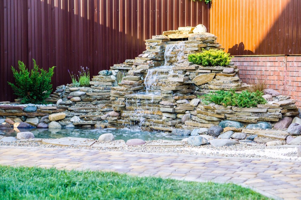 Строительство декоративного каскада, водопада в Ростове-на-Дону