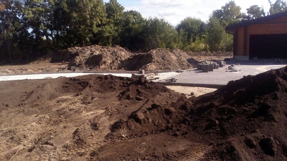 Русские Забавы, начало строительства сада, сентябрь 2017