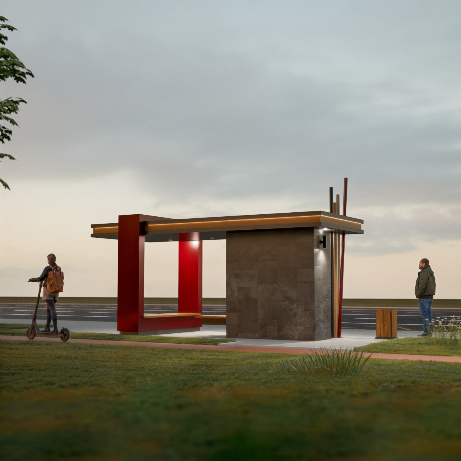 Остановка общественного транспорта