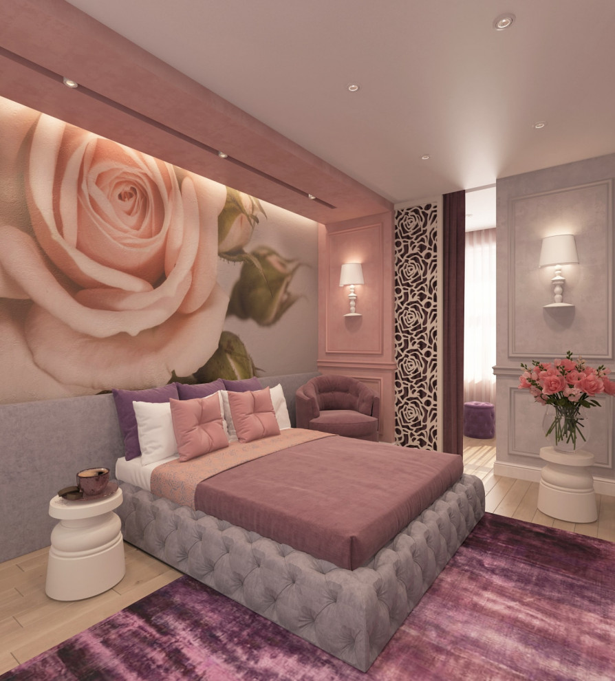 Эклектичный интерьер в ЖК Петровский, 100 кв. м. (г. Новосибирск)