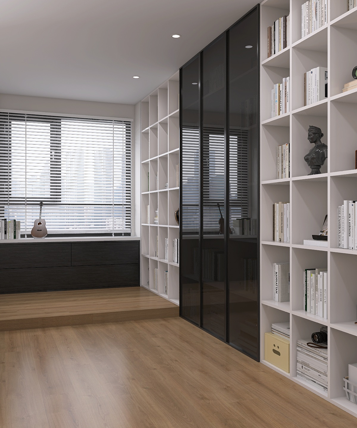 Современная кухня-гостиная 58 м²