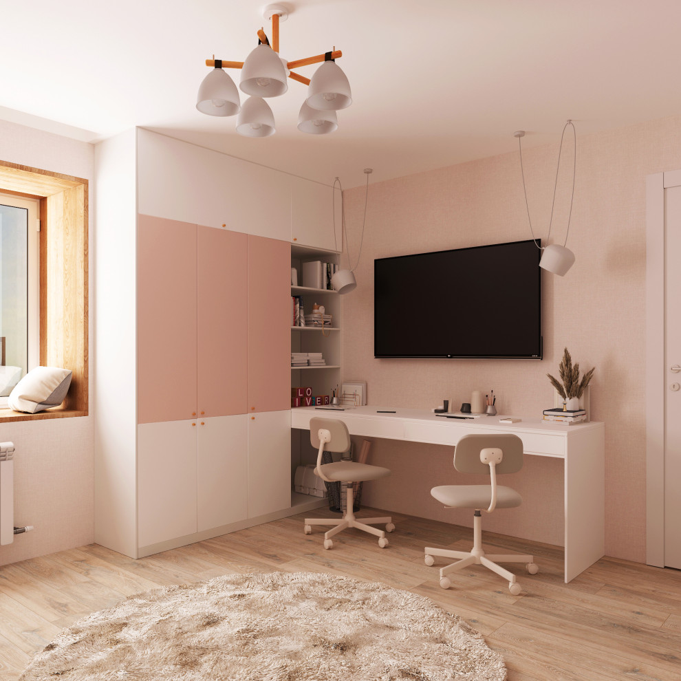 Нежная детская для двух девочек