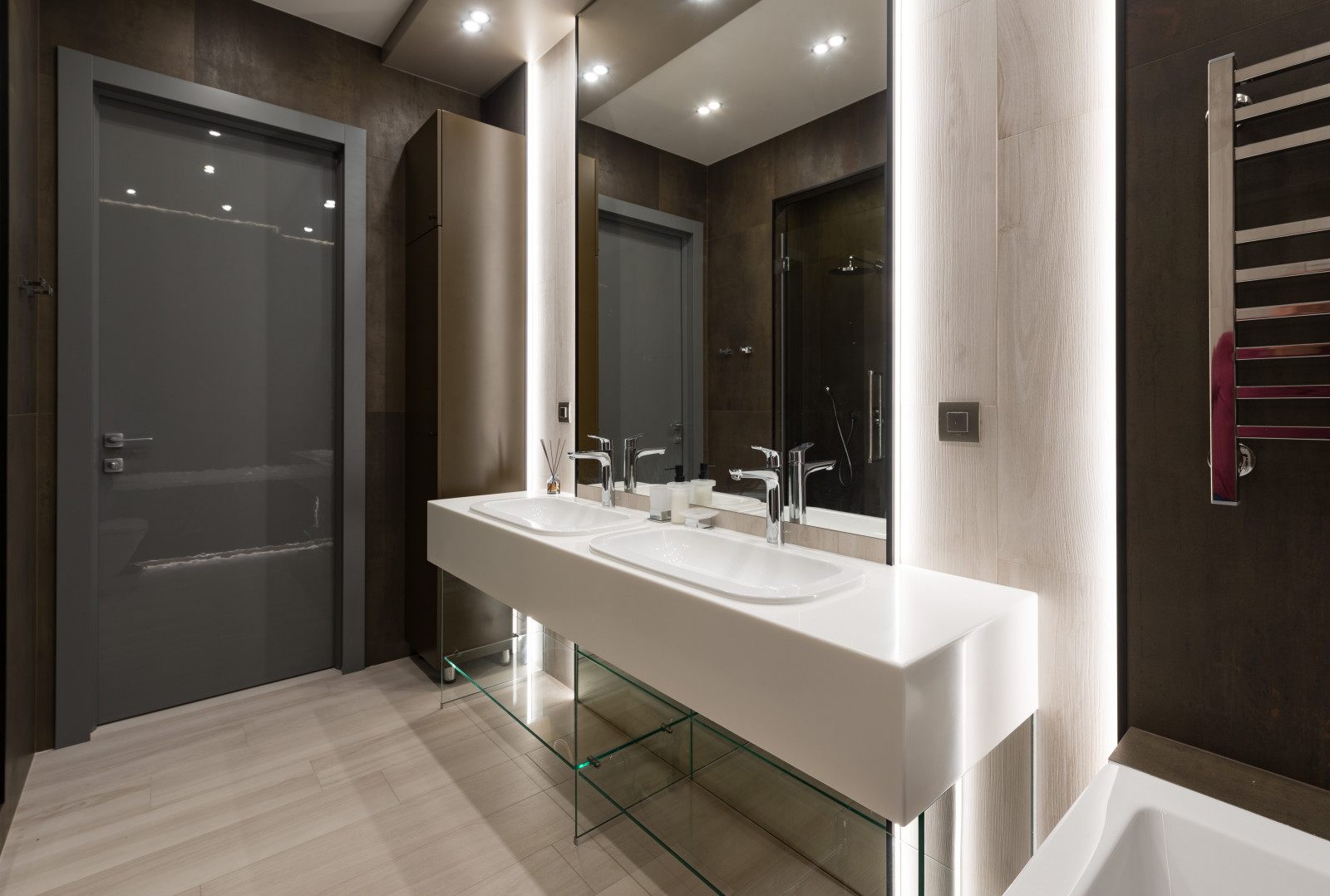 Интерьеры апартаментов в ЖК "Олимпийская РИВЬЕРА Новогорск"