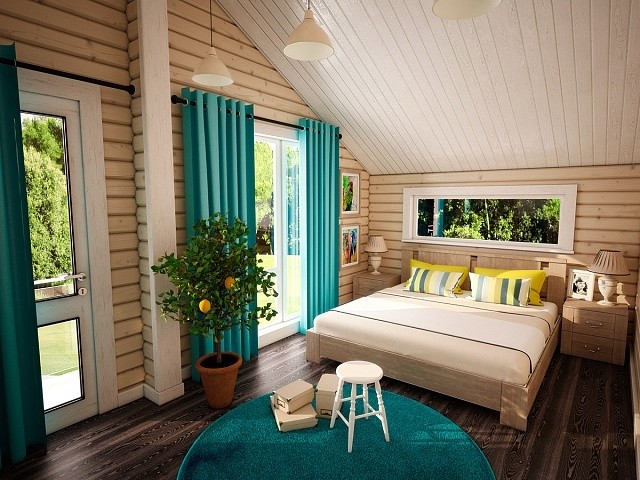 Деревянный дом из клееного бруса 185 кв.м. (СП-185 GOOD WOOD)